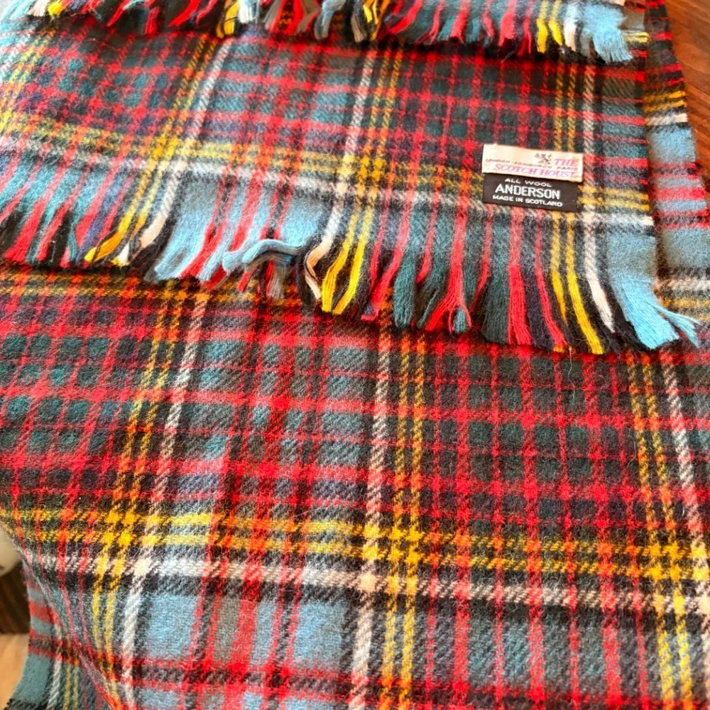 The scotch house all wool Anderson tartan scarf